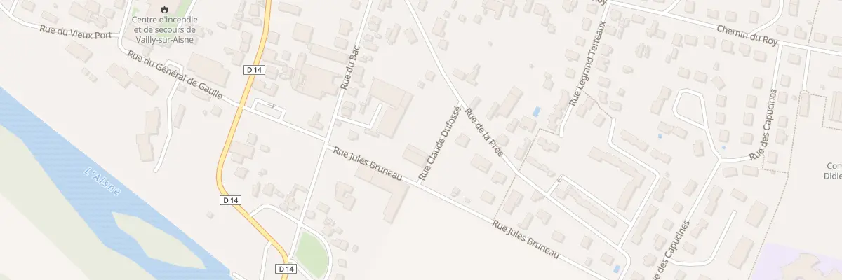 Plan du 1 Rue Jean-claude Dufosse à Vailly-sur-Aisne