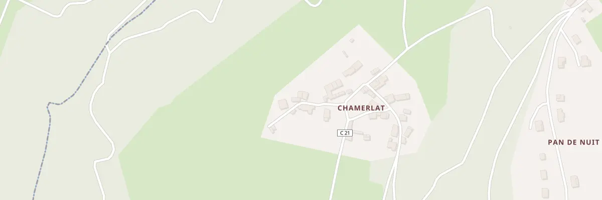 Plan du 14 Rue du Creux de Lacave -Chamer à Courpière