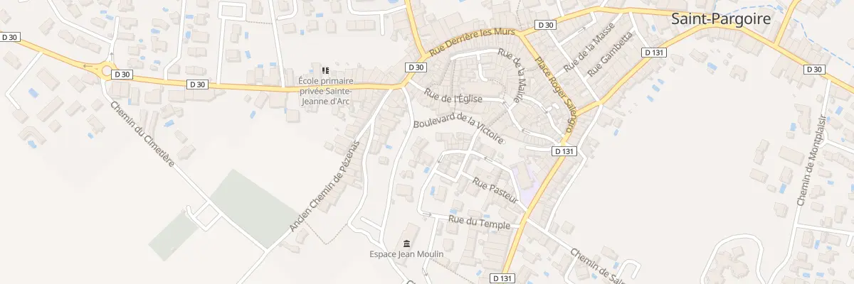 Plan du 6 Bd de la Victoire à Saint-Pargoire