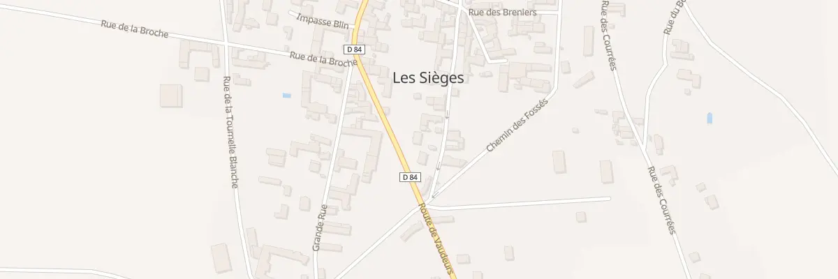 Plan du 21 Rte de Vaudeurs aux Sièges
