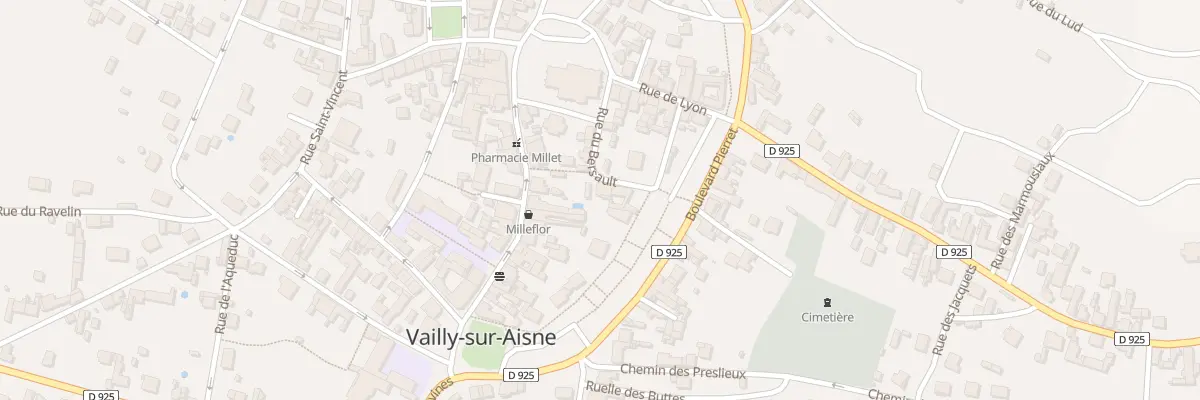 Plan du 6 Rue du Bersault à Vailly-sur-Aisne