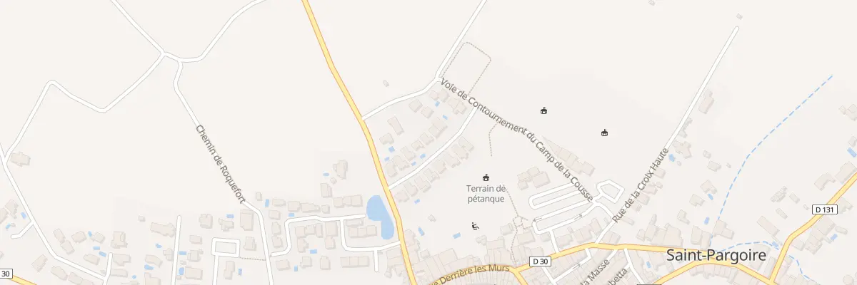 Plan du 5436F Av du Mas d’Affre à Saint-Pargoire