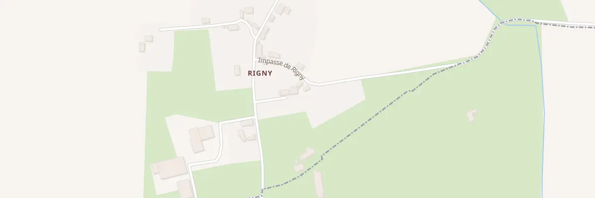 Plan du 6 Imp de Rigny à Boucé