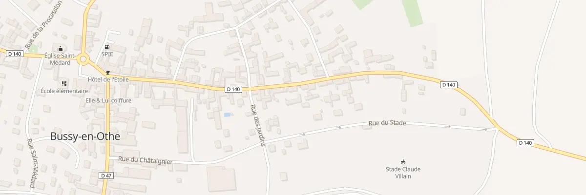 Plan du 31 Rue St Julien à Bussy-en-Othe