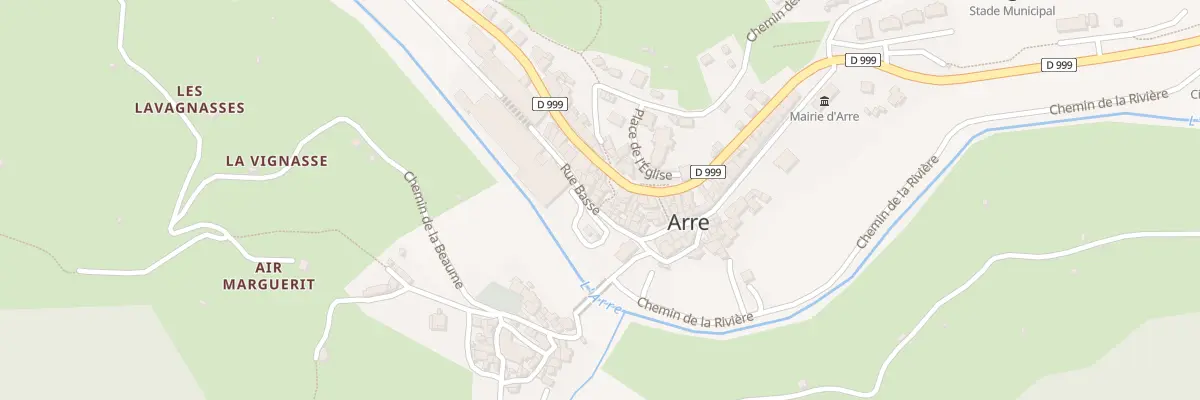 Plan du 5079 Le Village à Arre