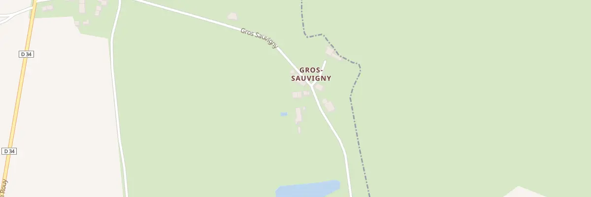 Plan du 5A Gros Sauvigny à Anlezy