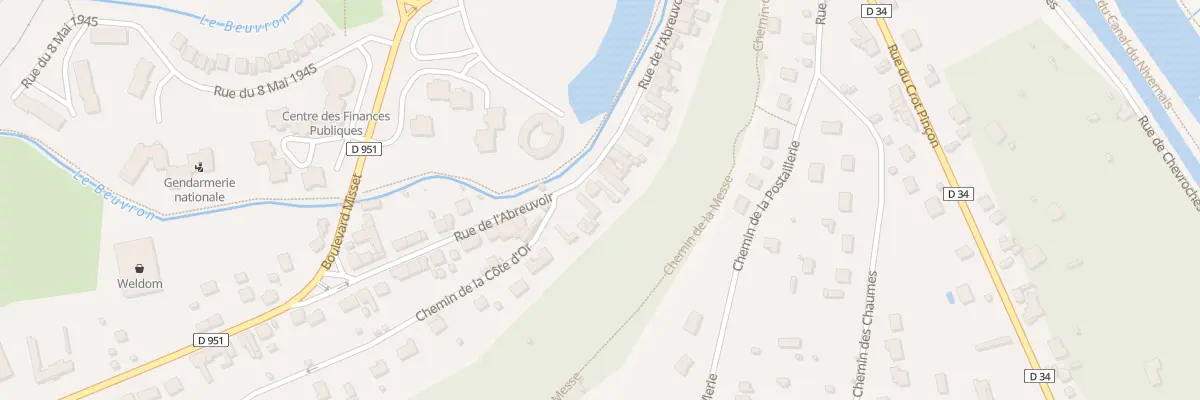 Plan du 63 Rue de l’Abreuvoir à Clamecy