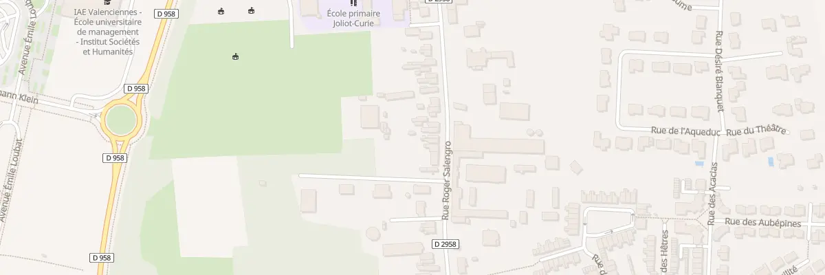 Plan du 122 Rue Roger Salengro à Famars