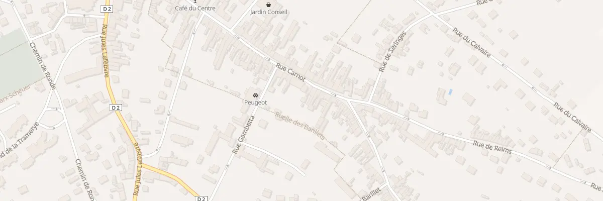 Plan du 64 Rue Carnot à Fère-en-Tardenois