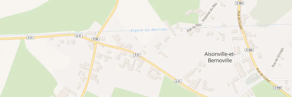 Plan du 1B Rue Emile Borgne à Aisonville-et-Bernoville