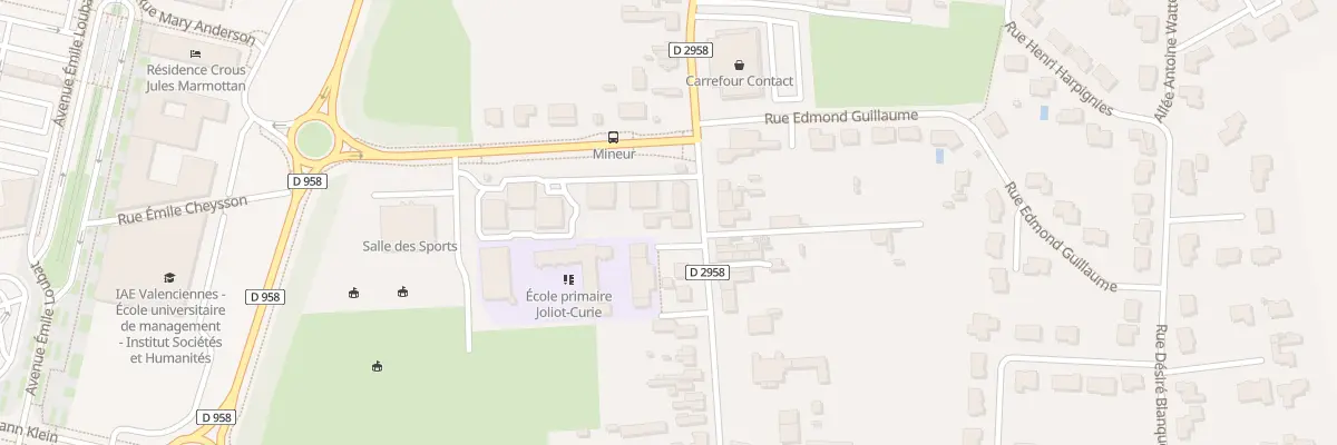 Plan du 94 Rue Roger Salengro à Famars