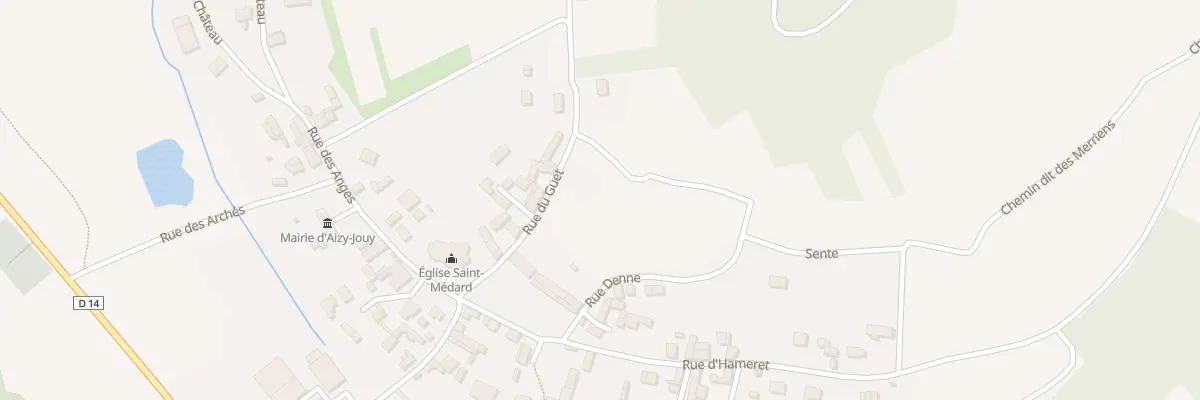 Plan du 8 Rue du Guet à Aizy-Jouy