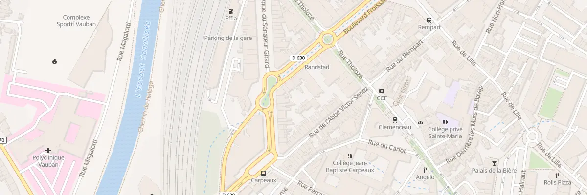 Plan du 4 Bd Froissart à Valenciennes