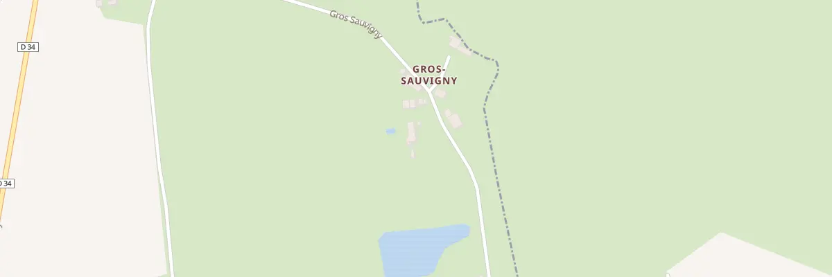 Plan du 9 Gros Sauvigny à Anlezy