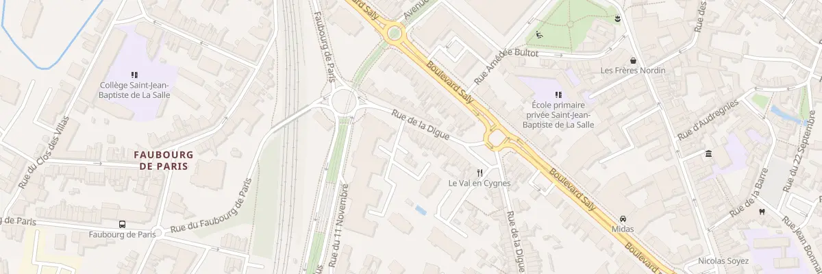 Plan du 79 Rue de la Digue à Valenciennes