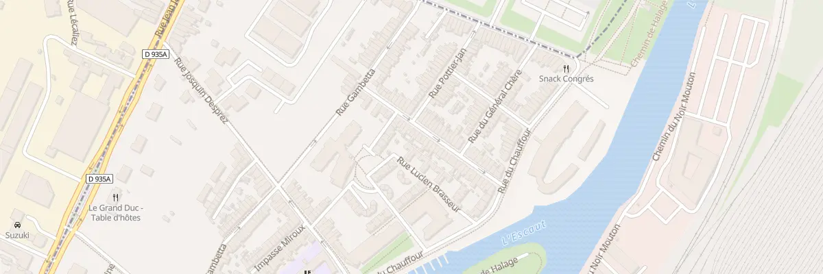 Plan du 43 Rue Duponchel à Valenciennes
