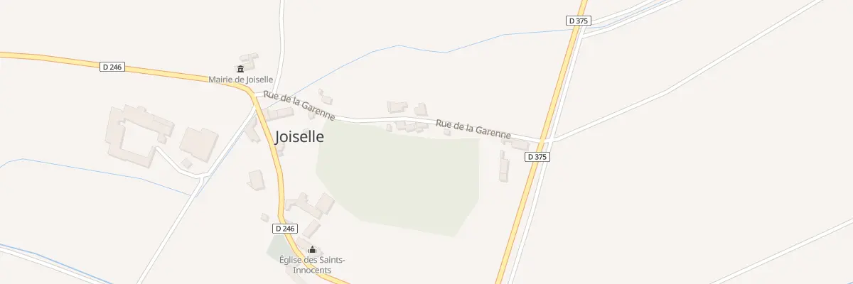 Plan du 6 Rue de la Garenne à Joiselle