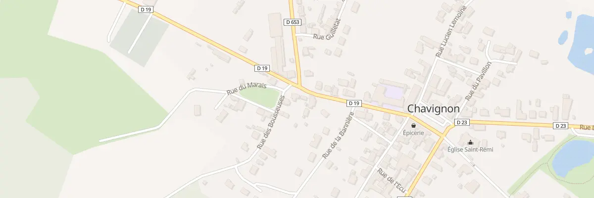 Plan du 5 Rue Jules Bouteille à Chavignon