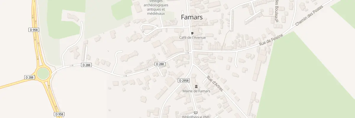 Plan du 5 Rue de Maing à Famars
