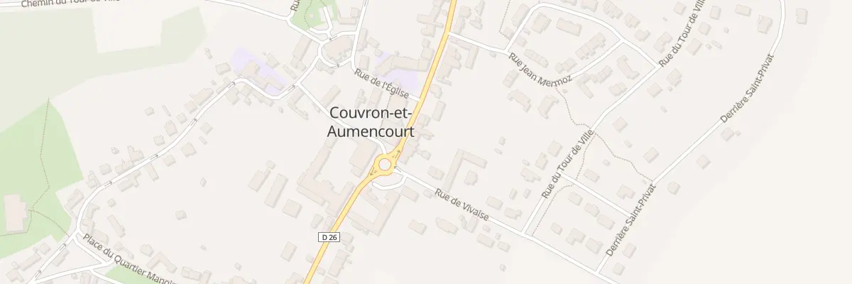 Plan du 24 Rue du Colonel Chépy à Couvron-et-Aumencourt