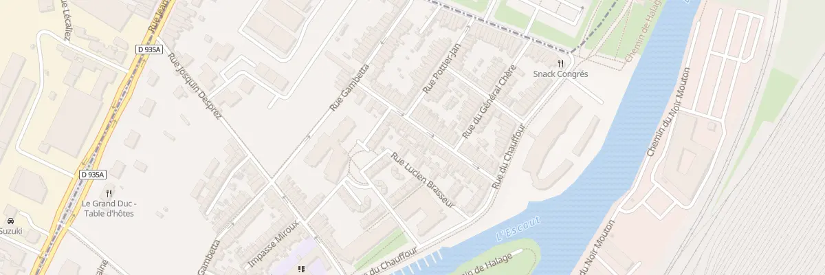 Plan du 39 Rue Duponchel à Valenciennes