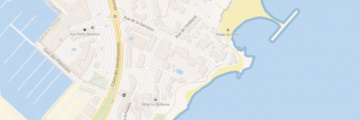 Plan du 10 Rue de la Falaise à Agde