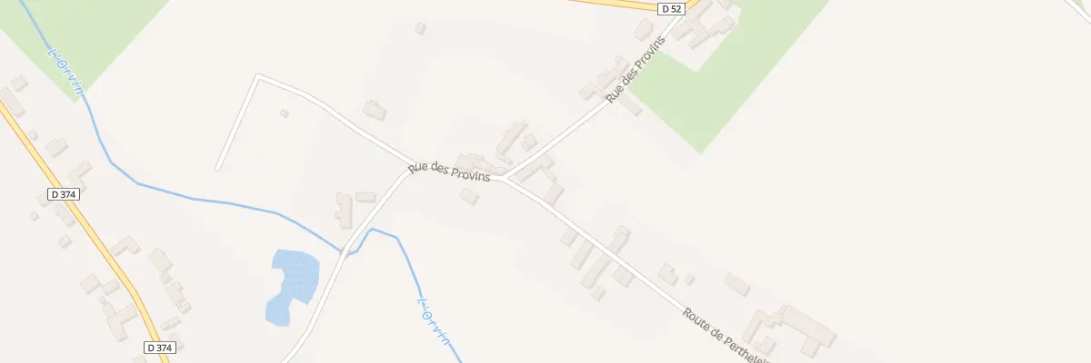 Plan du 1 Rte de Pertelaine à Soligny-les-Étangs