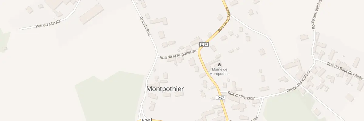Plan du 15 Rue de la Rogoneuse à Montpothier