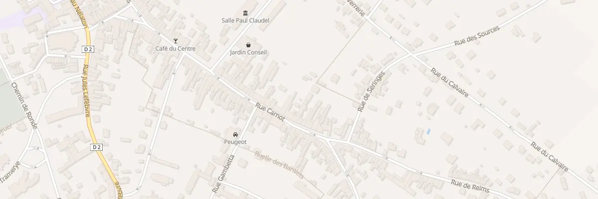 Plan du 57 Rue Carnot à Fère-en-Tardenois