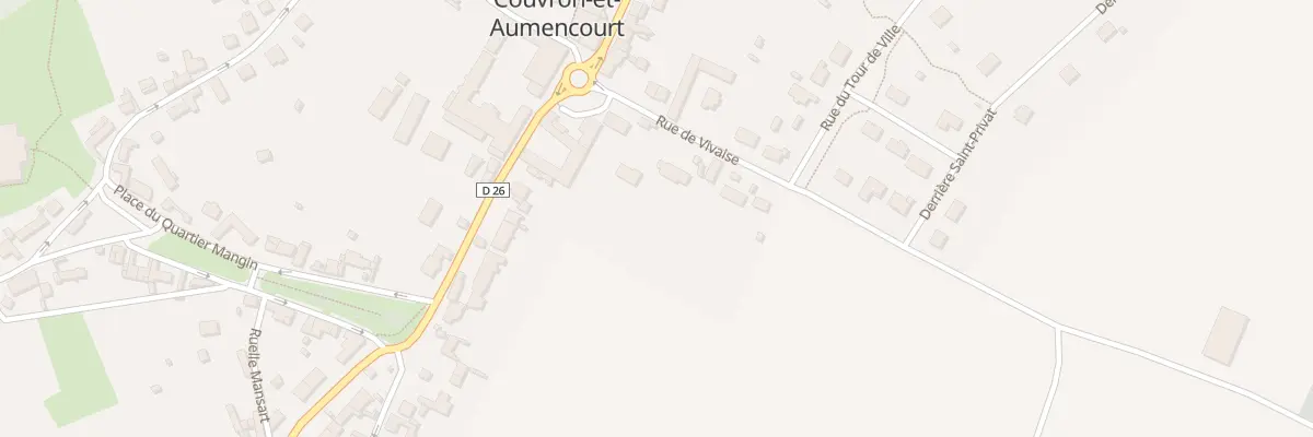 Plan du 4 Rue de Vivaise à Couvron-et-Aumencourt