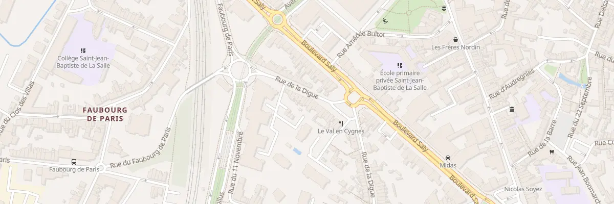 Plan du 69 Rue de la Digue à Valenciennes