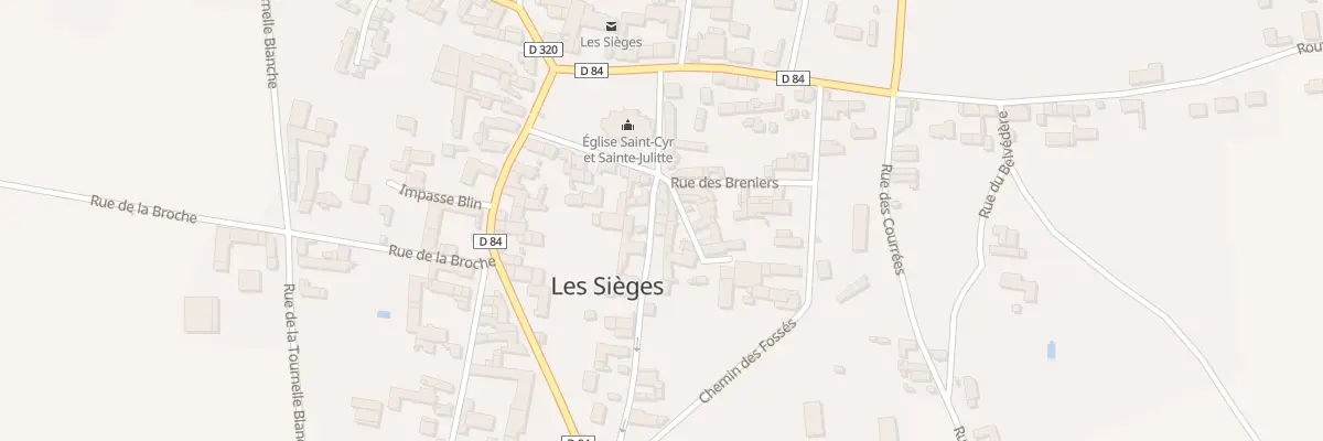 Plan du 3B Rue du Grand Champjoly aux Sièges