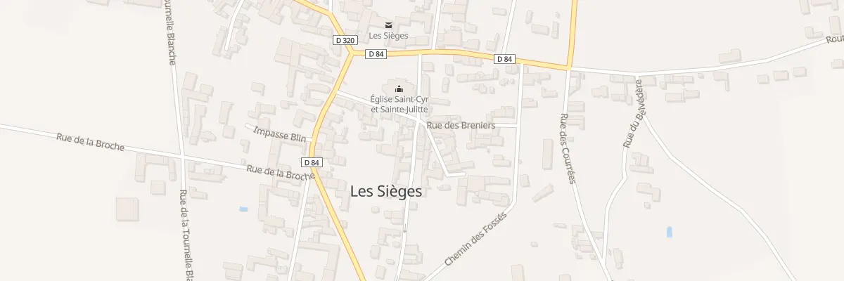 Plan du 3 Rue du Grand Champjoly aux Sièges