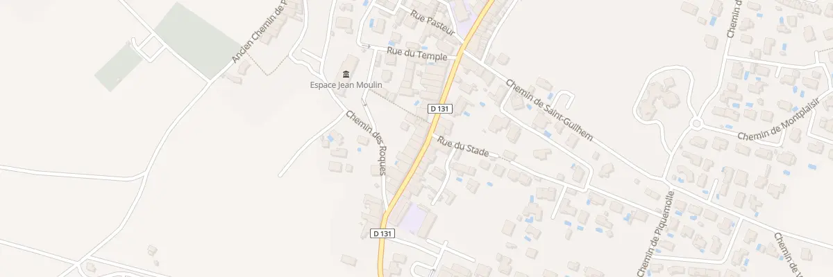 Plan du 25 Av de la Gare à Saint-Pargoire