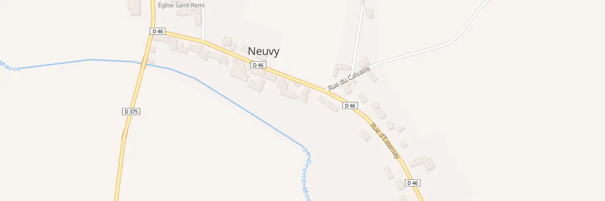 Plan du 14 Rue d’Esternay à Neuvy