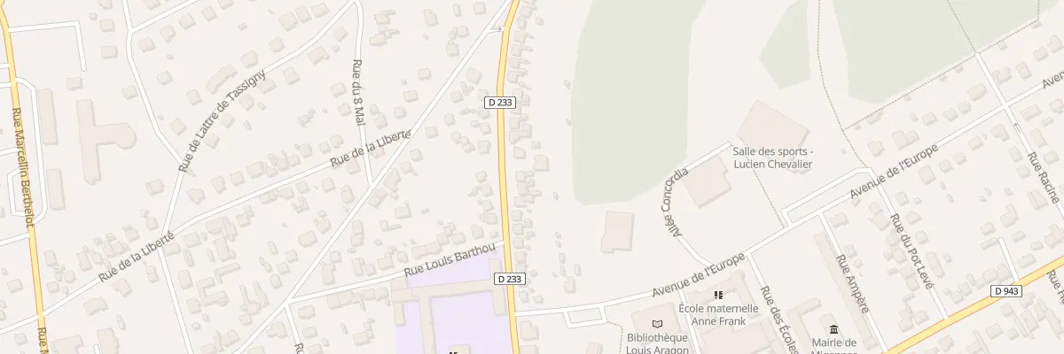 Plan du 26 Rue du 4 Septembre à Migennes