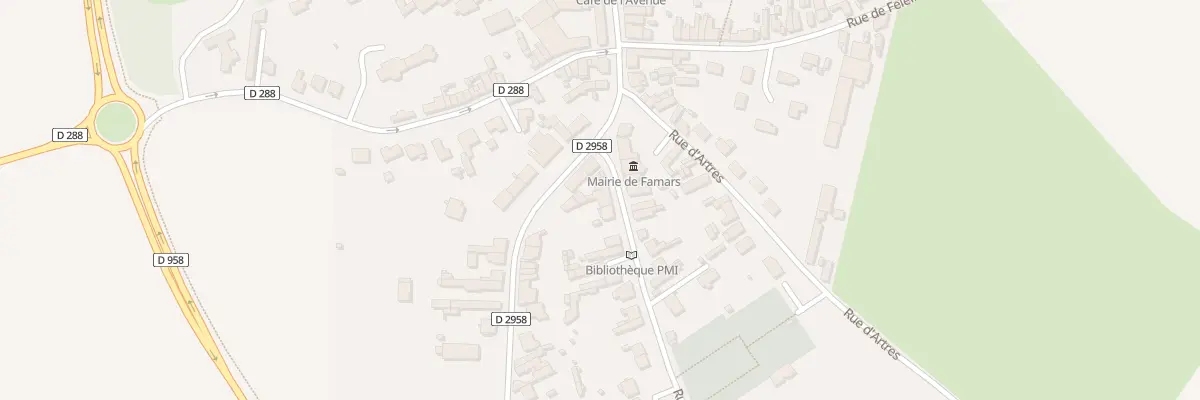 Plan du 6 Rue de Bermerain à Famars