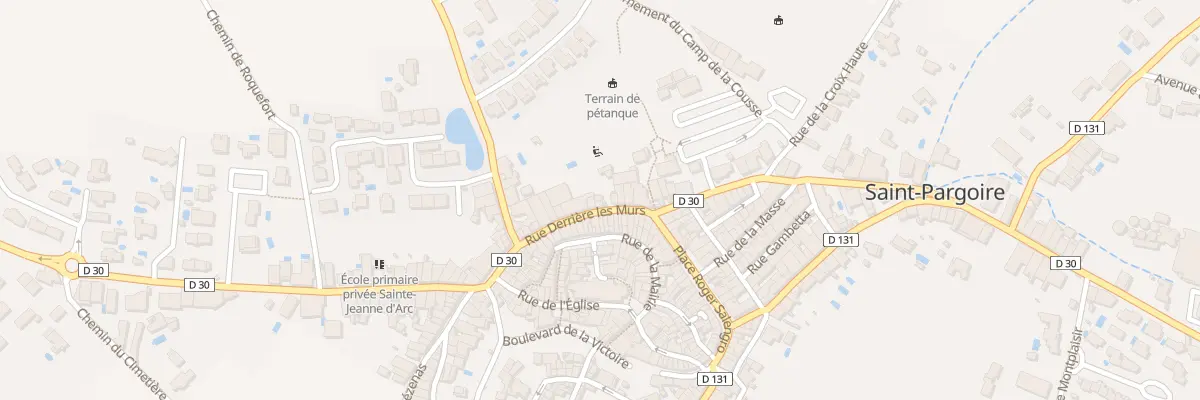 Plan du 11 Rue Derrière les Murs à Saint-Pargoire