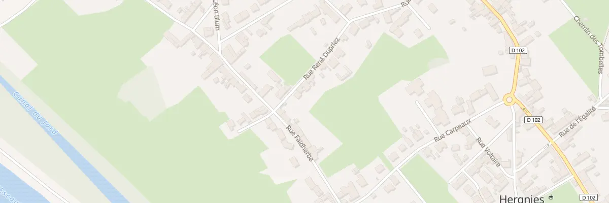Plan du 2 Rue René Dupriez à Hergnies