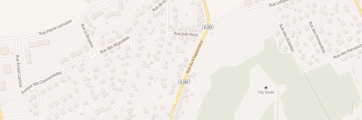 Plan du 21B Rue du 4 Septembre à Migennes
