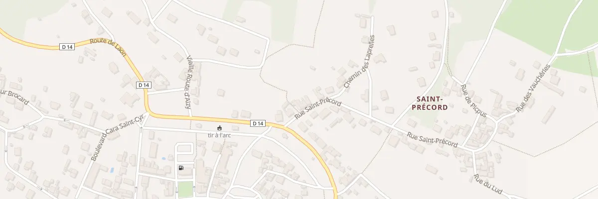 Plan du 7 Rue Saint Precord à Vailly-sur-Aisne