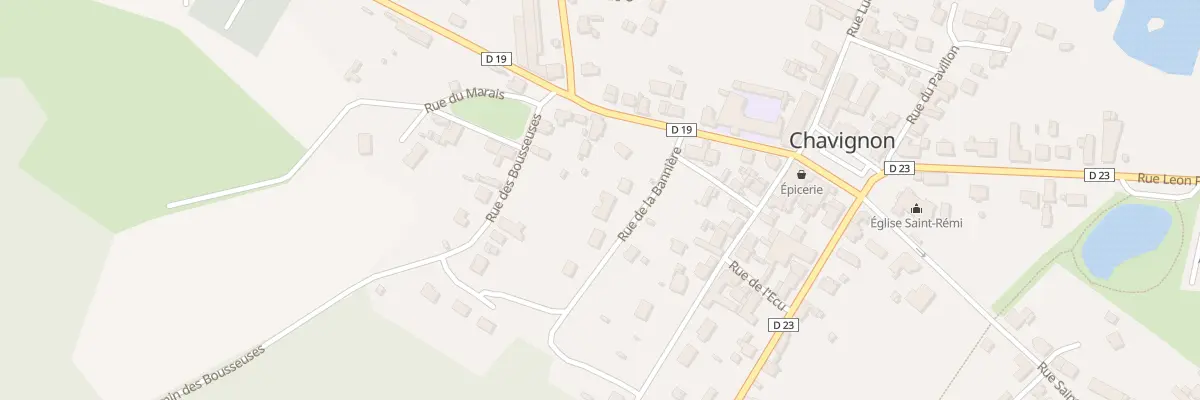 Plan du 4 Rue de la Bannière à Chavignon