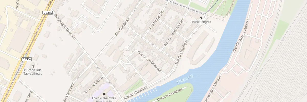 Plan du 27 Rue Duponchel à Valenciennes