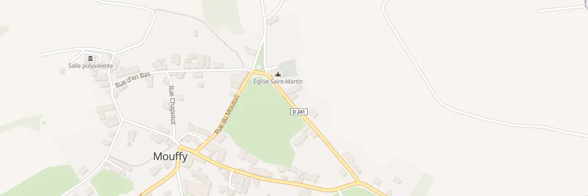 Plan du 5 Rue de Charentenay à Mouffy