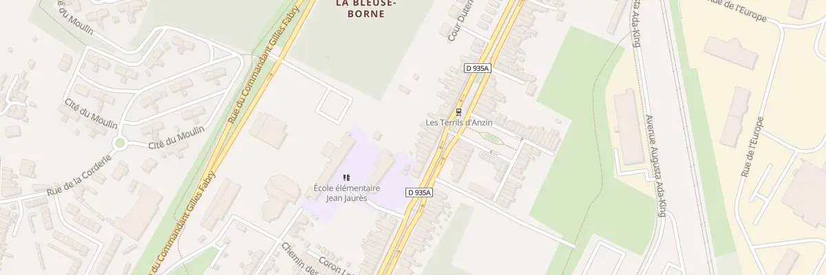 Plan du 284 Rue Jean Jaures à Anzin