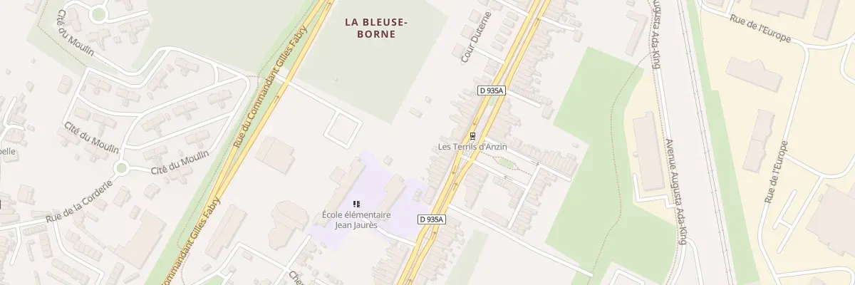 Plan du 292 Rue Jean Jaures à Anzin