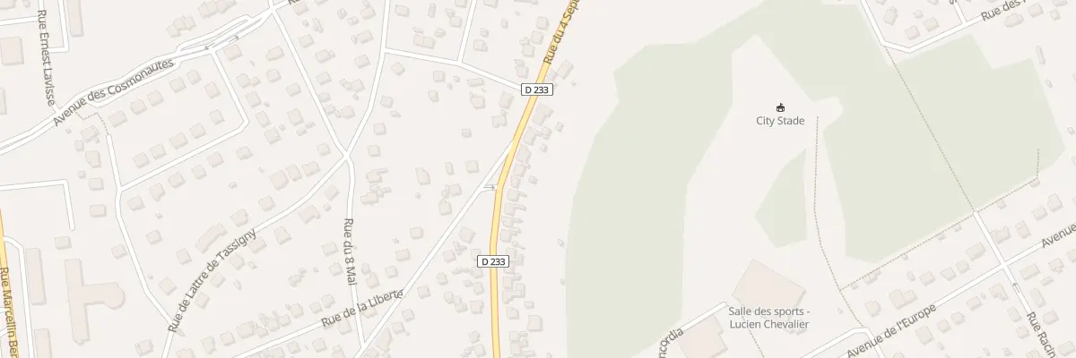 Plan du 48 Rue du 4 Septembre à Migennes
