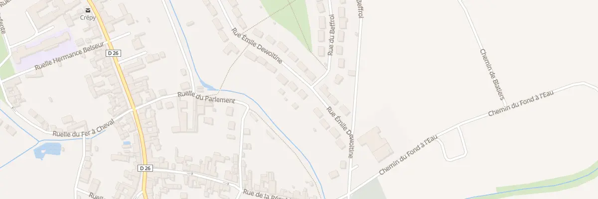 Plan du 60 Rue Emile Dewoitine à Crépy