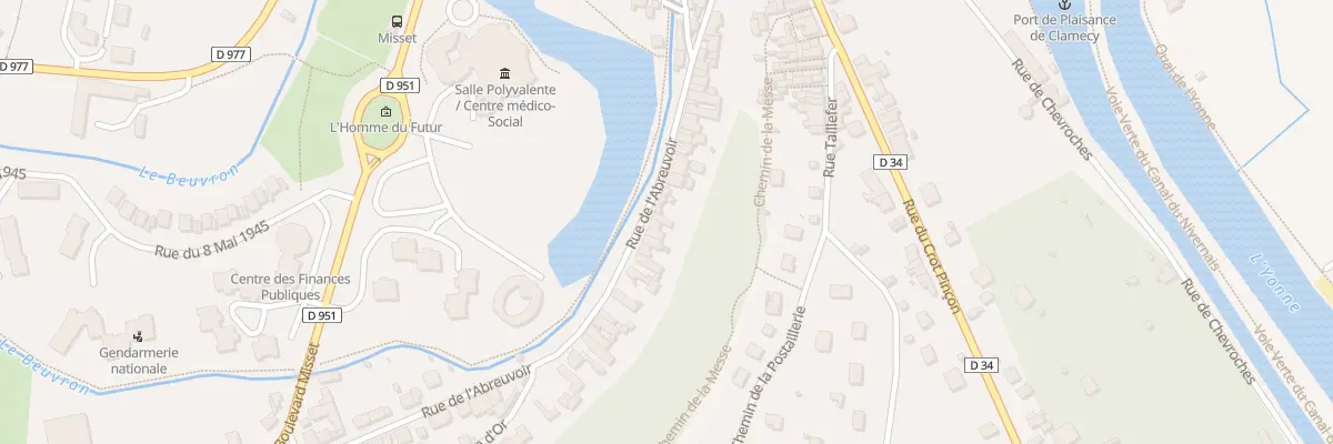Plan du 39 Rue de l’Abreuvoir à Clamecy