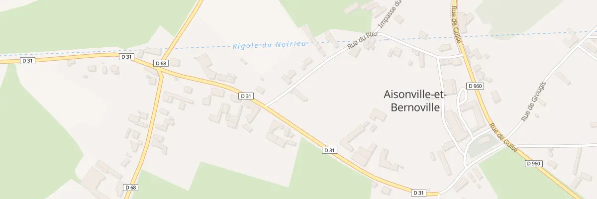Plan du 2 Rue du Riez à Aisonville-et-Bernoville